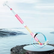 New Water Pull-out Spray Pumping Play Toy for Kids - Long Range 10-17m, Two-Way Water Suction, Water-Saving Design, Non-Slip Handle, Durable Plastic for Outdoor Water Fights \u0026 Rafting Fun